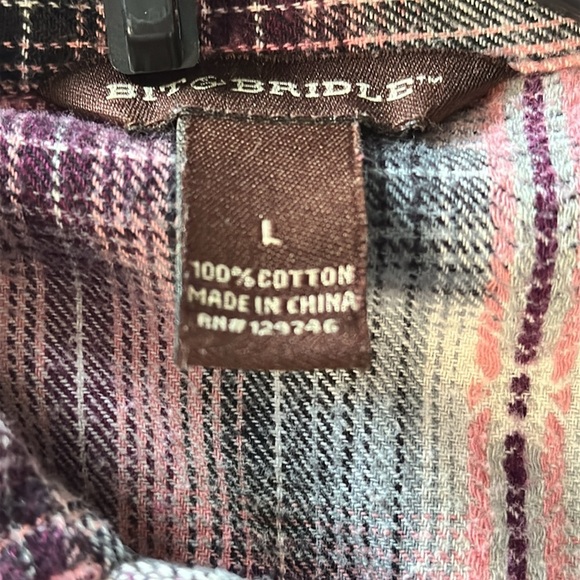 Plaid Button-Up Shirt - Picture 8 of 8